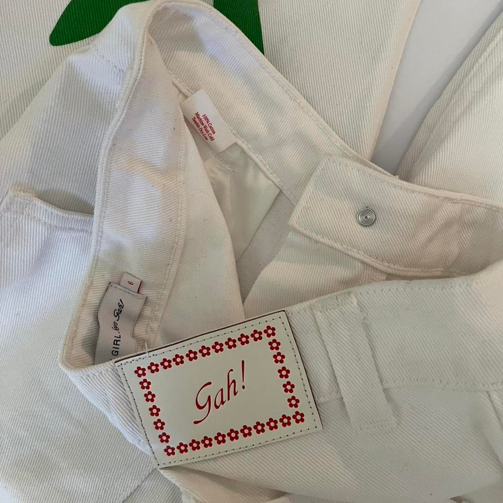 Lisa Says Gah DYLAN Jeans in White Tulip.