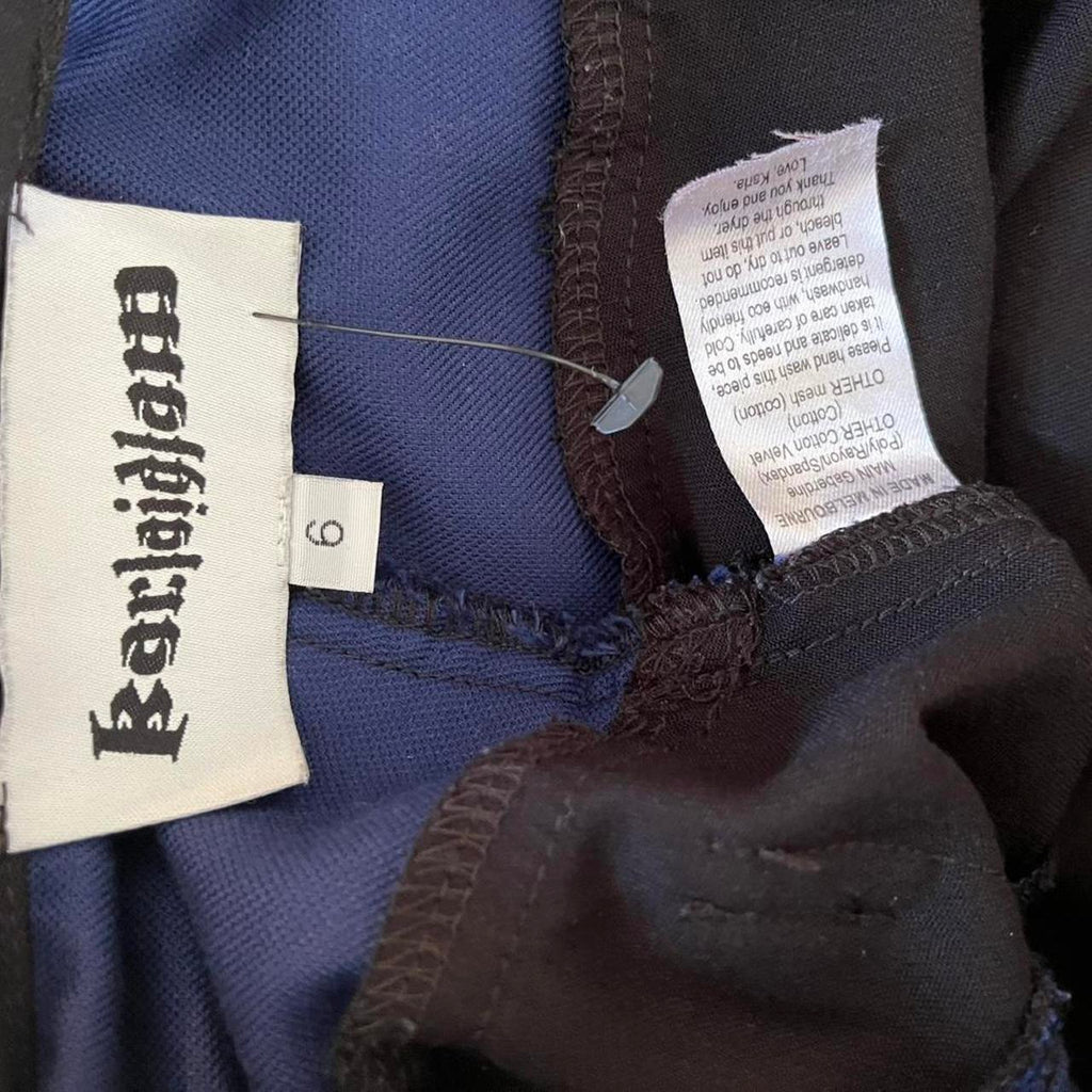 Karla Laidlaw Velvet Applique Pants.