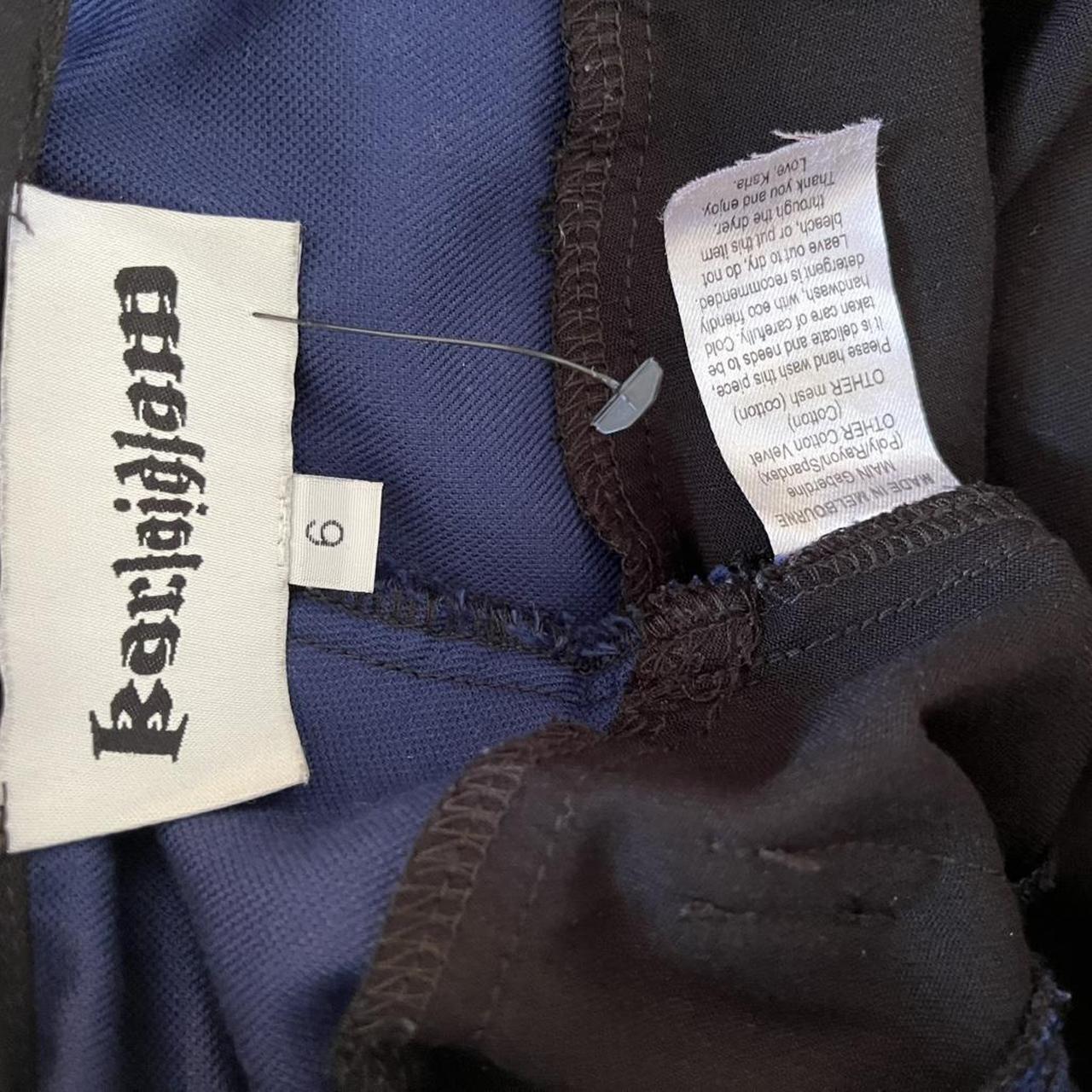 Karla Laidlaw Velvet Applique Pants.