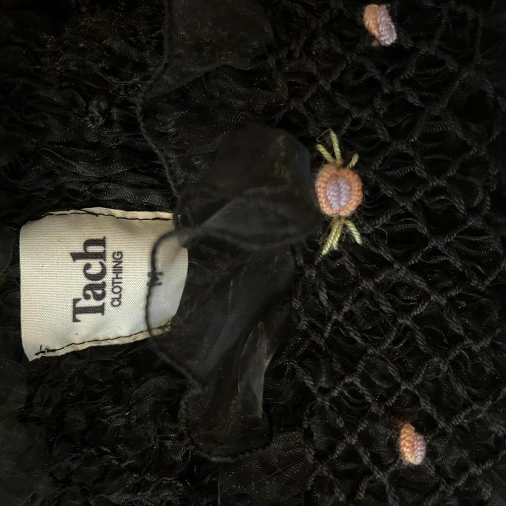 Tach CORA Organza Dress in Black.