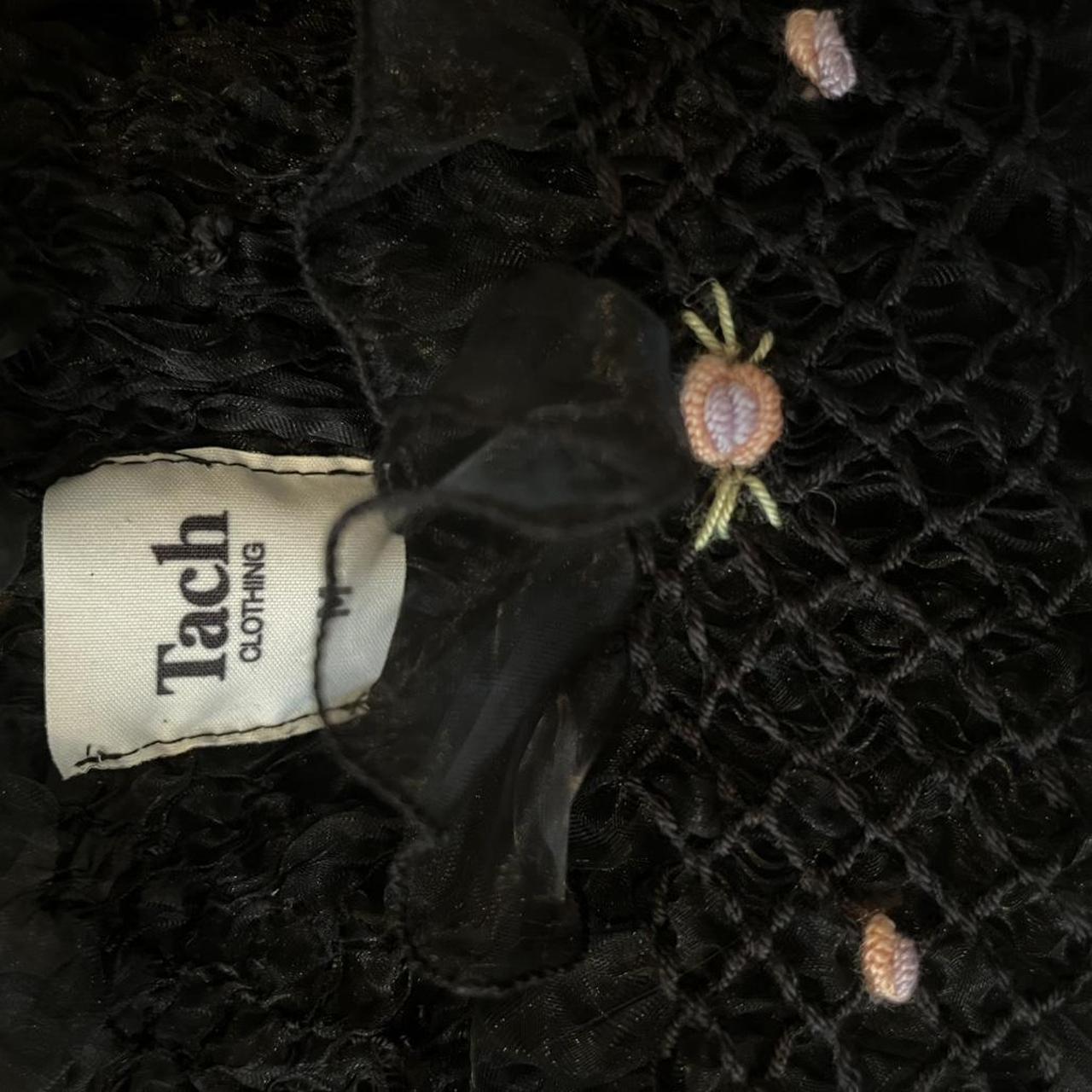 Tach CORA Organza Dress in Black.