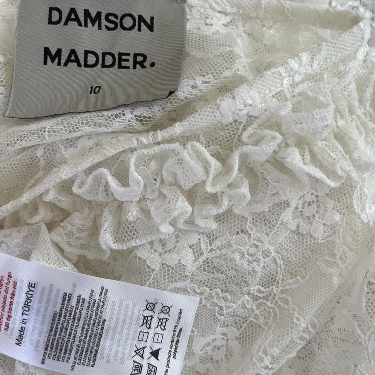 Damson Madder LEILA Flower Lace Maxi Dress.