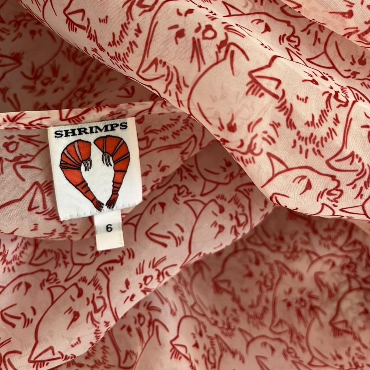 Shrimps CORDELIA Cat-Print Organza Wrap Top.