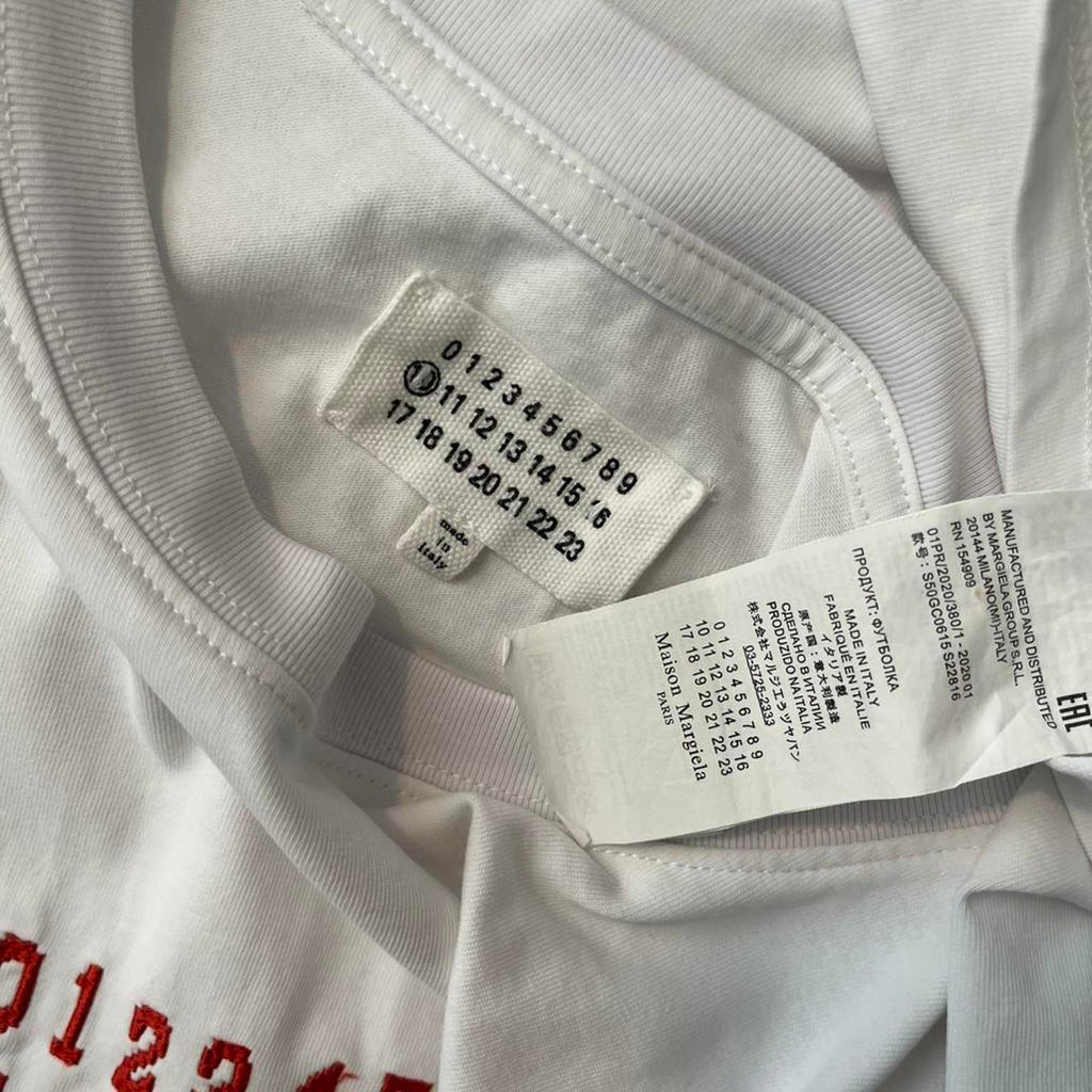Maison Margiela Numeric Logo T shirt.
