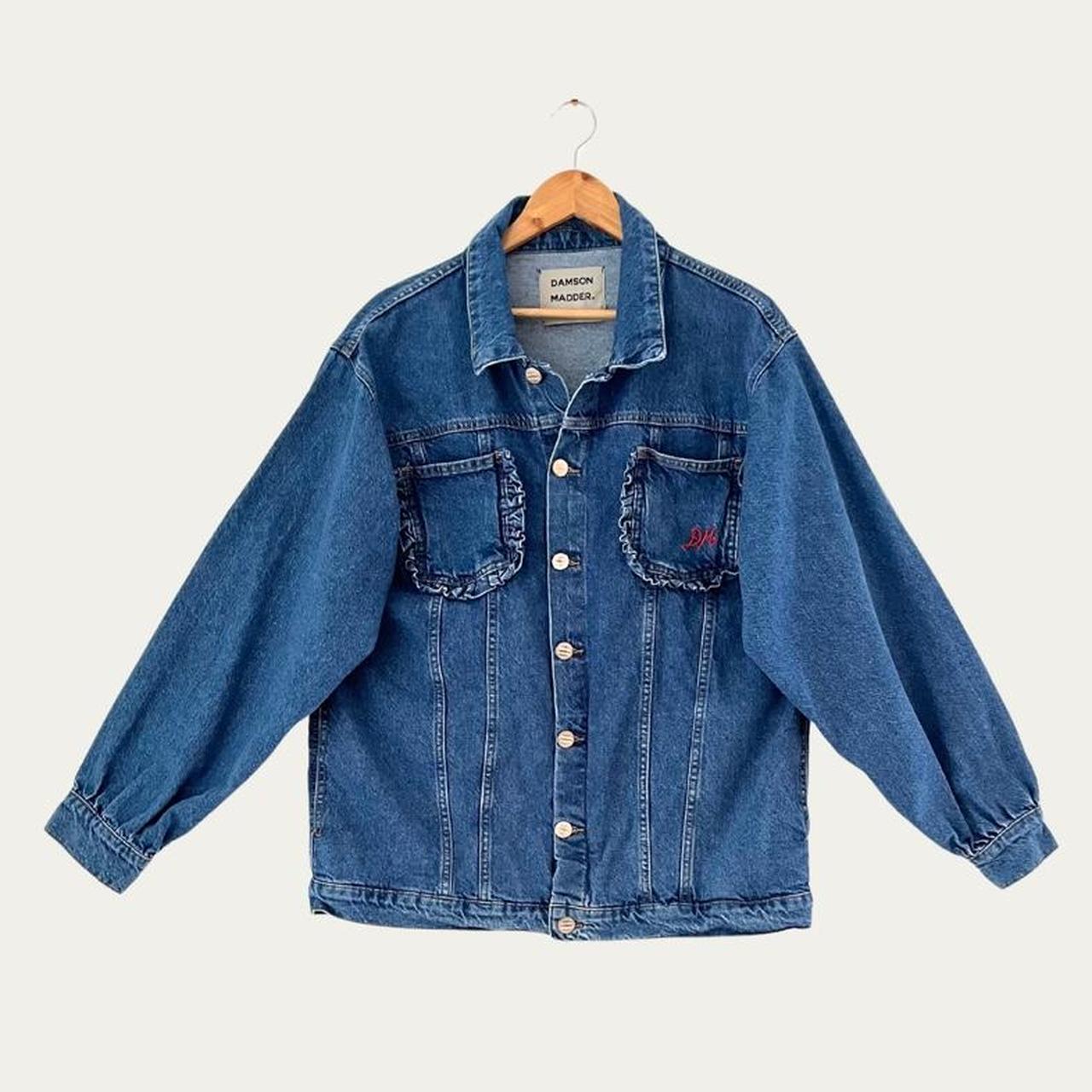 Damson Madder x Poppy Almond Frilly Fin Denim Jacket.