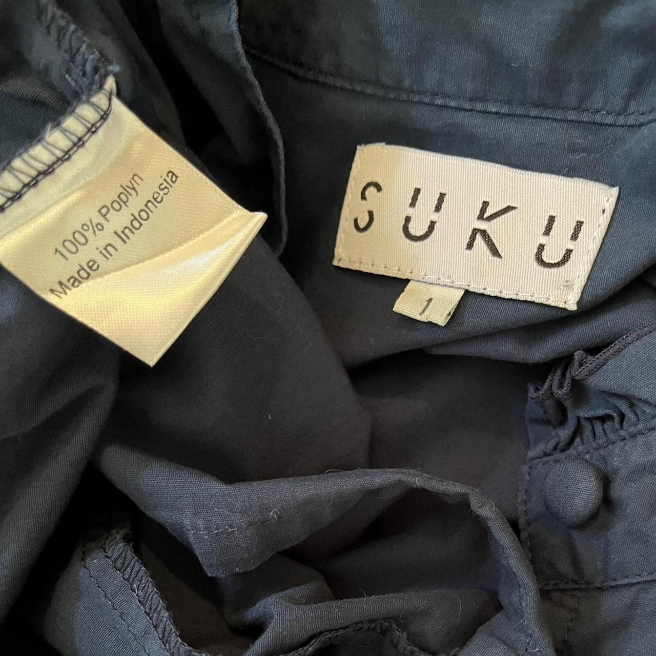 SUKU Home Midi Smock Dress in Navy.