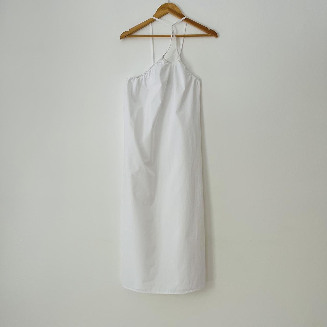 Deiji Studios KEYHOLE Midi Dress in White.