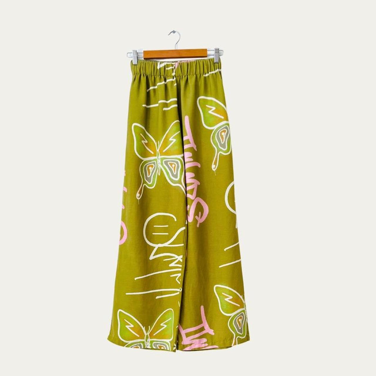 Summi Summi Linen Pants in Grafiti Butterfly.