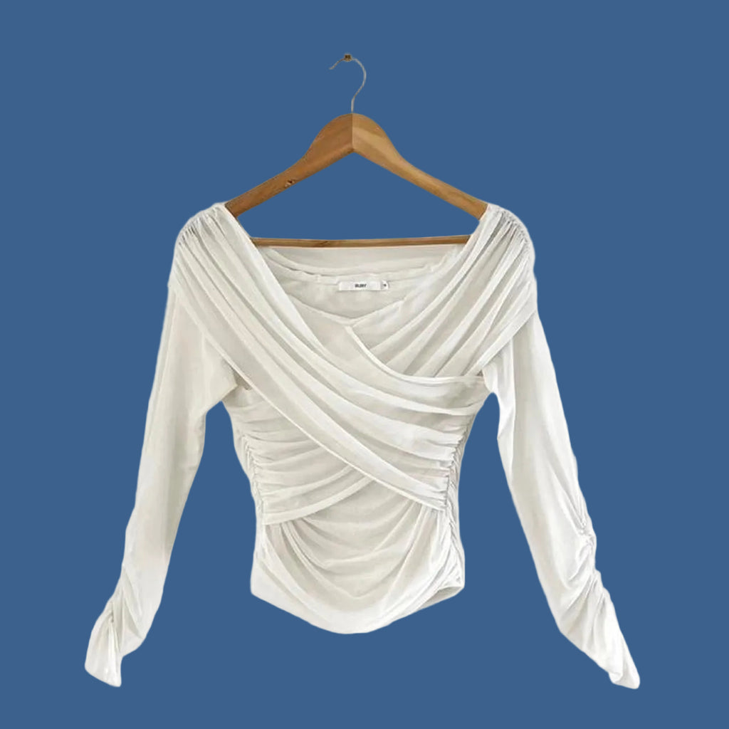 Ruby NZ GENE Mesh Top in White.