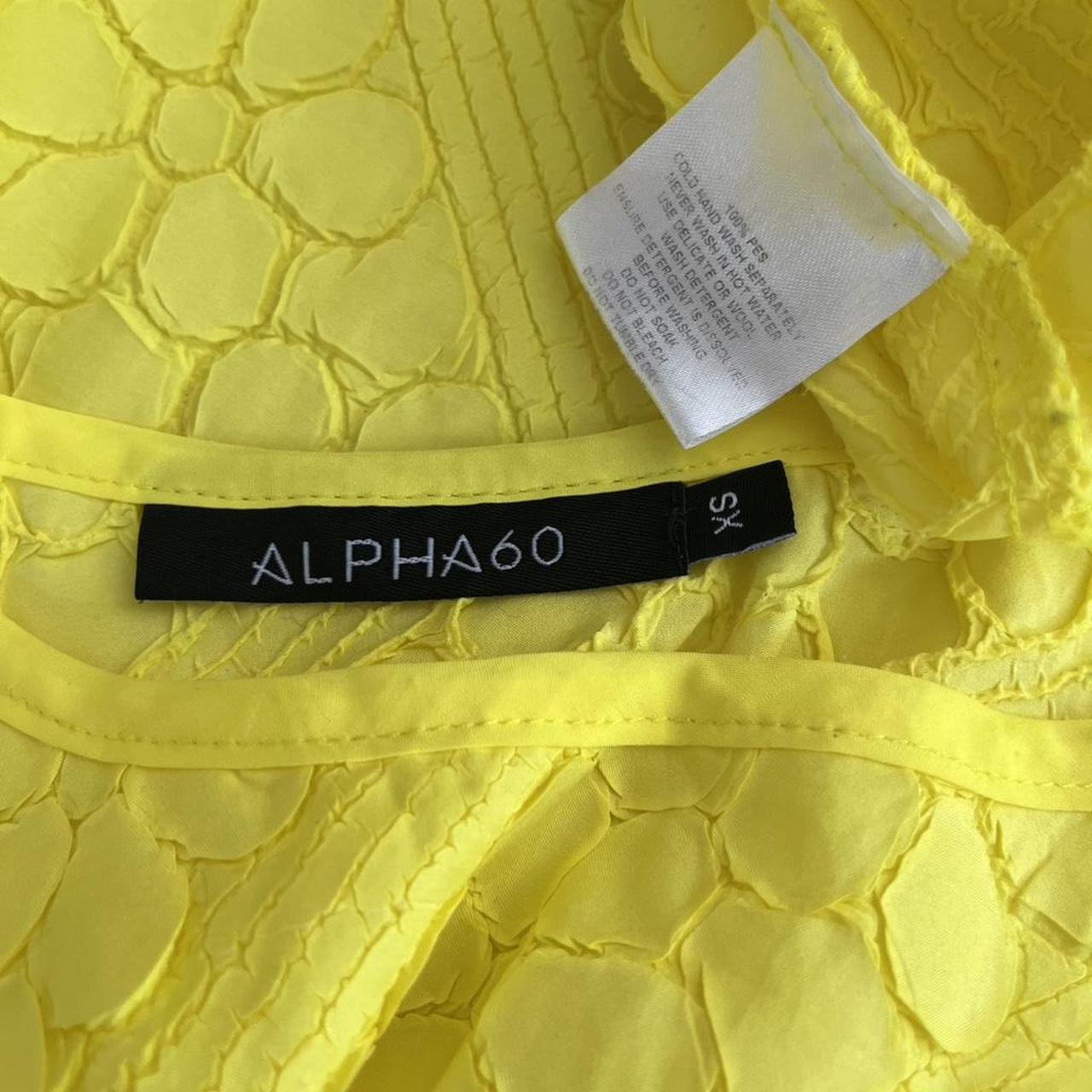 Alpha60 Floral Pleated Maxi Dress in Yellow.