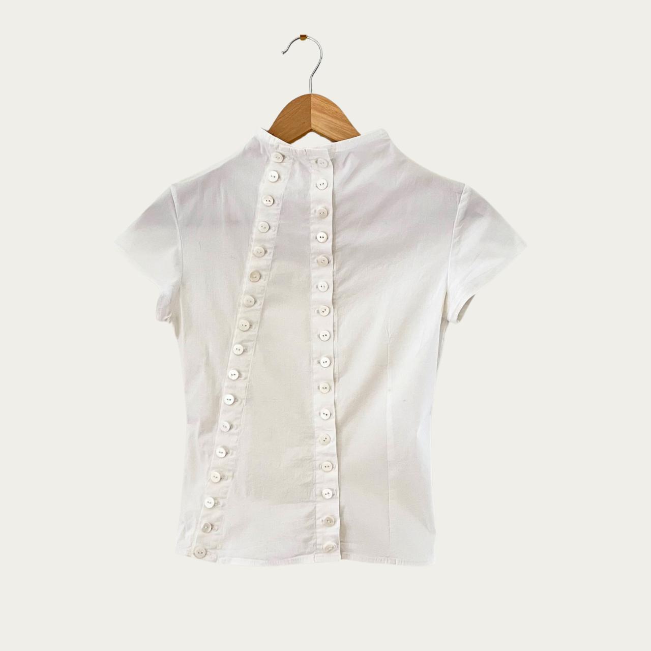 Caspar the Label POET Cap-Sleeve Shirt Size XS.