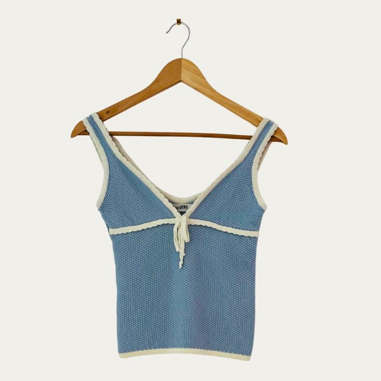Djerf Avenue AMORINI Tank Top in Blue.