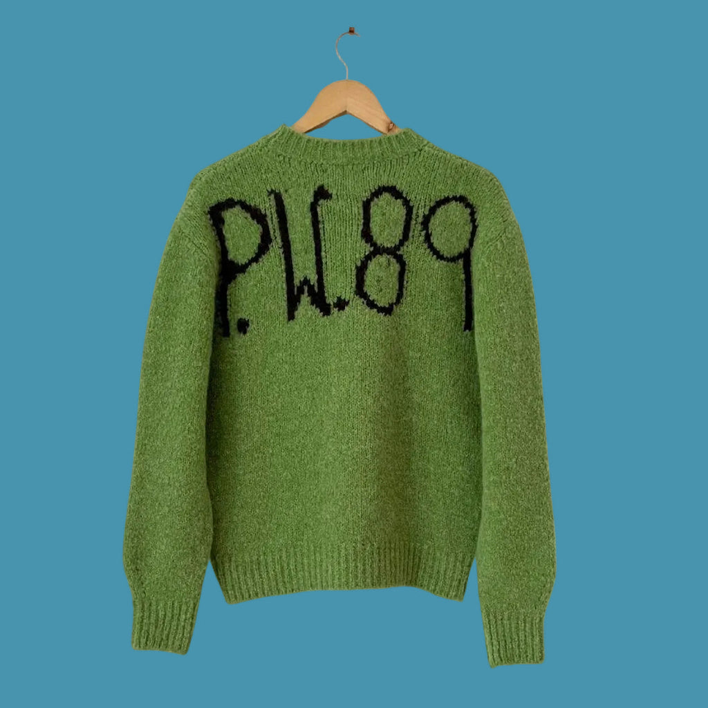 Paloma Wool BEN TROBAT Jumper in Kiwi Green.