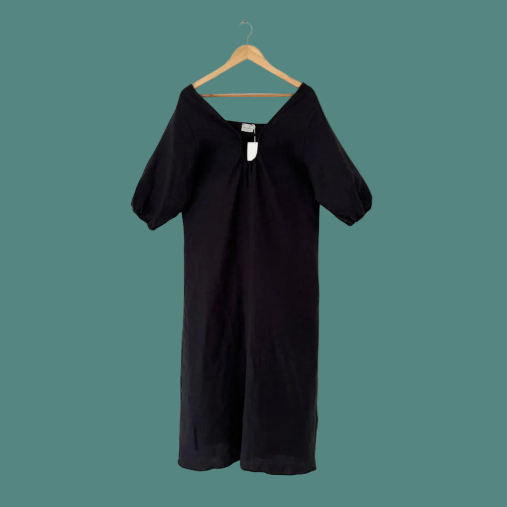 Deiji Studios BNWT SQUARED Dress in Black.