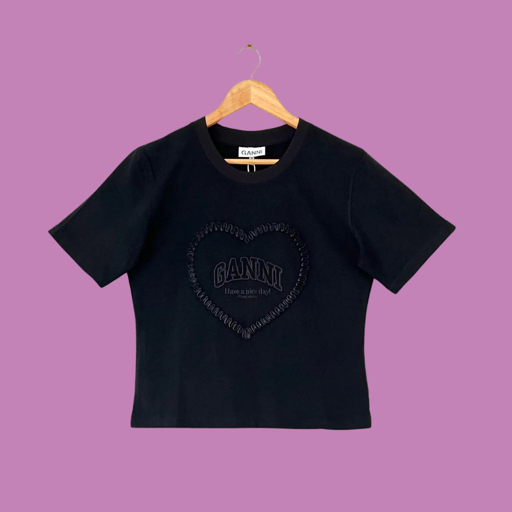 Ganni BNWT HEAT Motif T-Shirt.