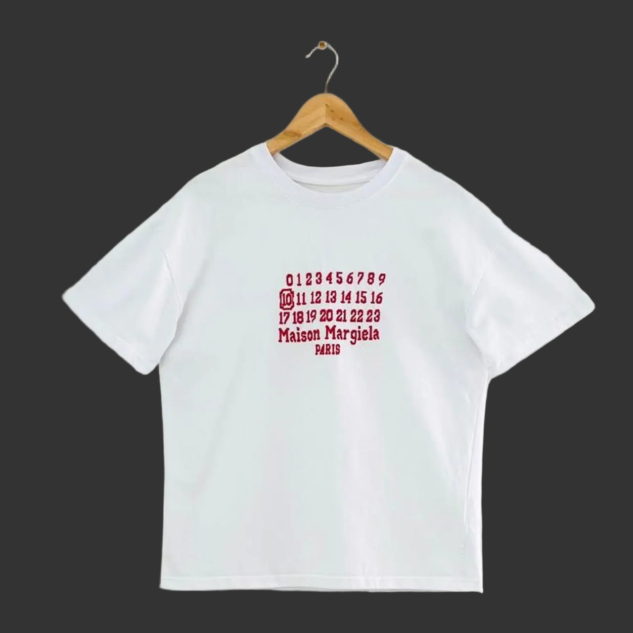 Maison Margiela Numeric Logo T shirt.