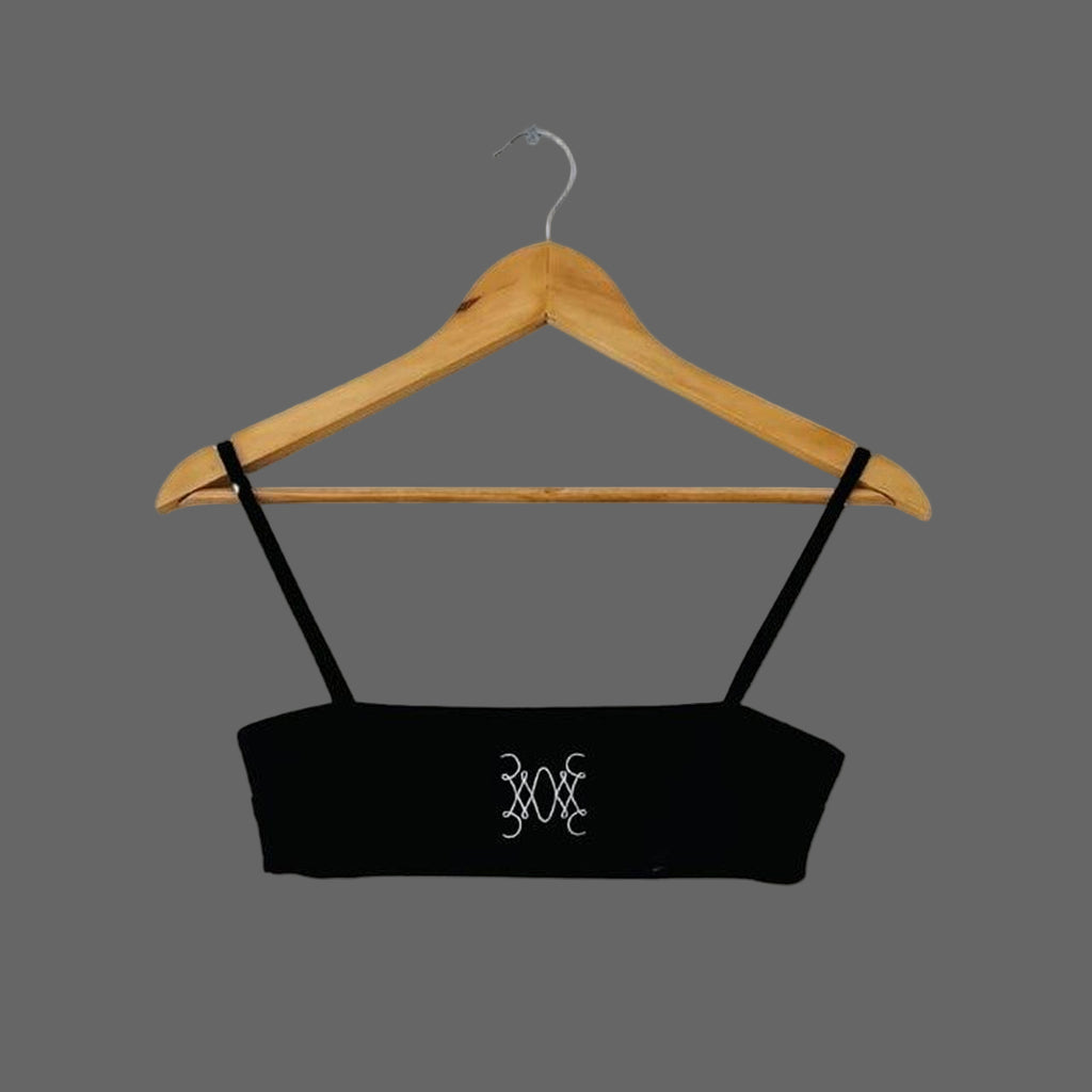 With Consideration Embroidered Cropped Bralette.