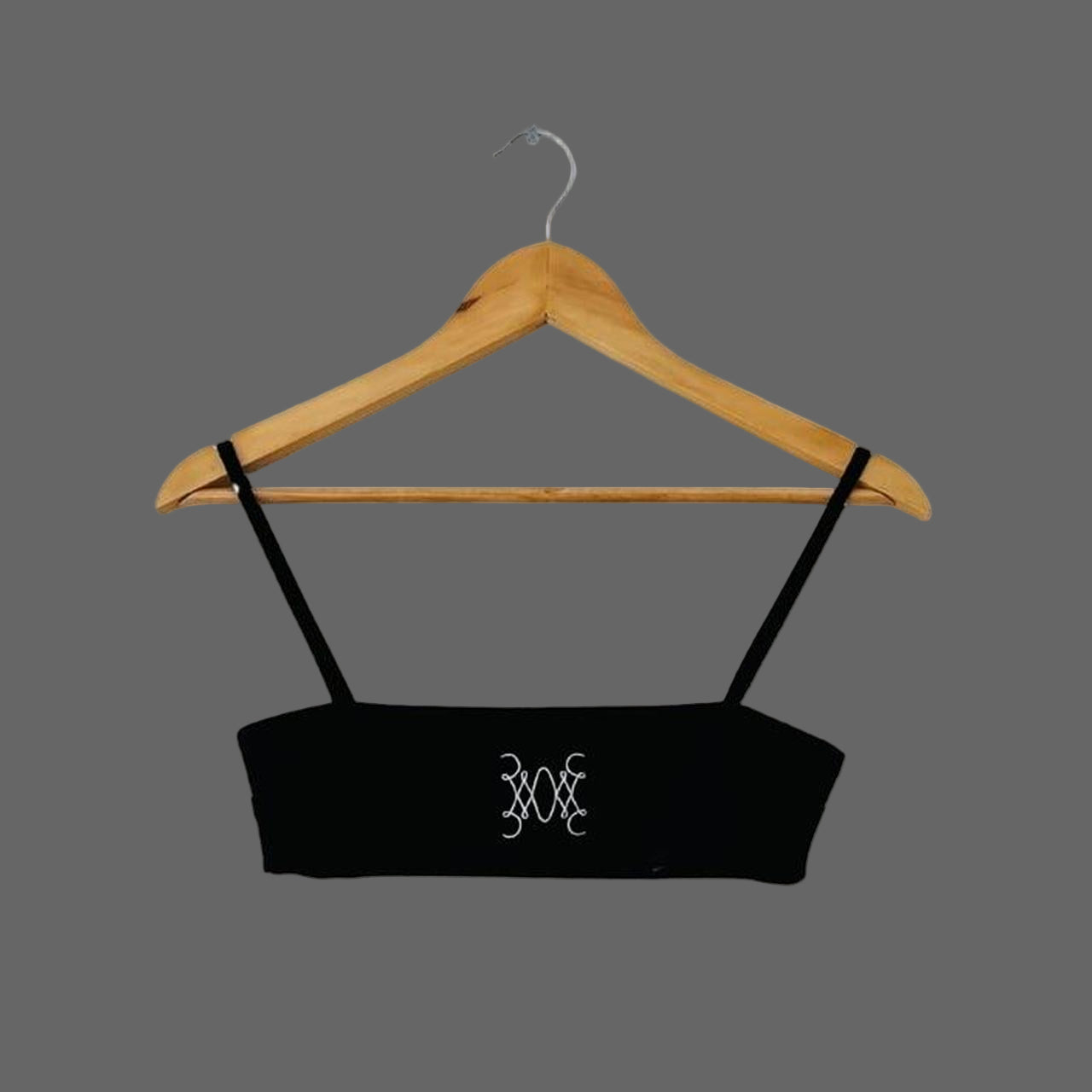 With Consideration Embroidered Cropped Bralette.