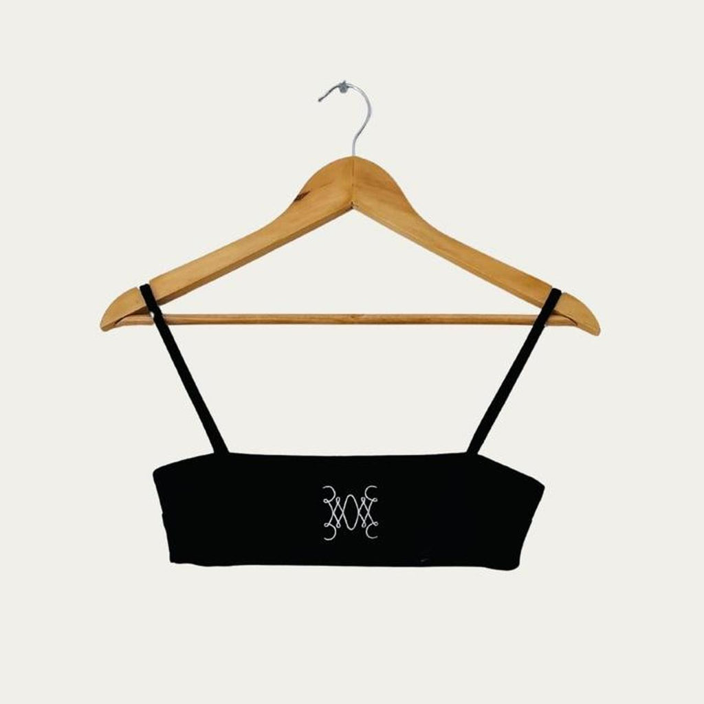 With Consideration Embroidered Cropped Bralette.