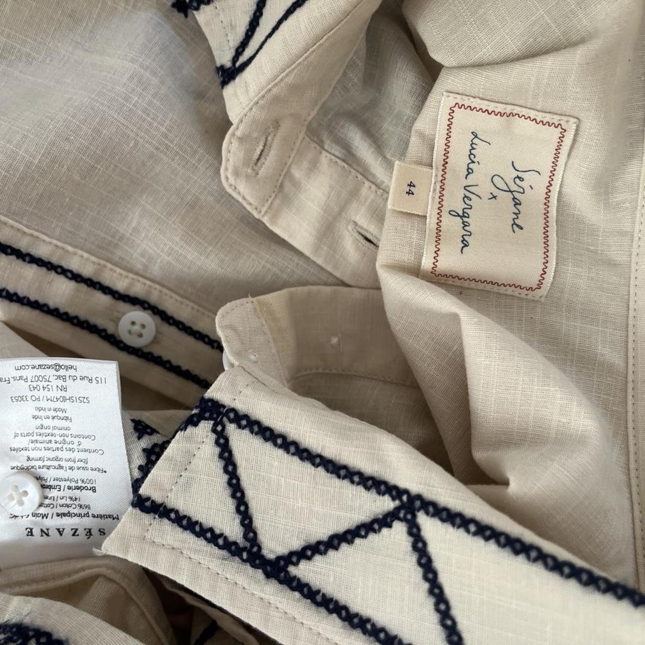 Sézane X Lucia Vergara TOMBOY Shirt.