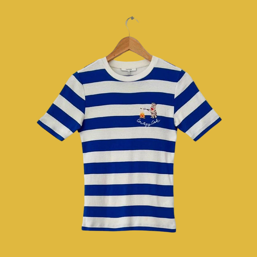 Ganni COWBOY CAT T-shirt.