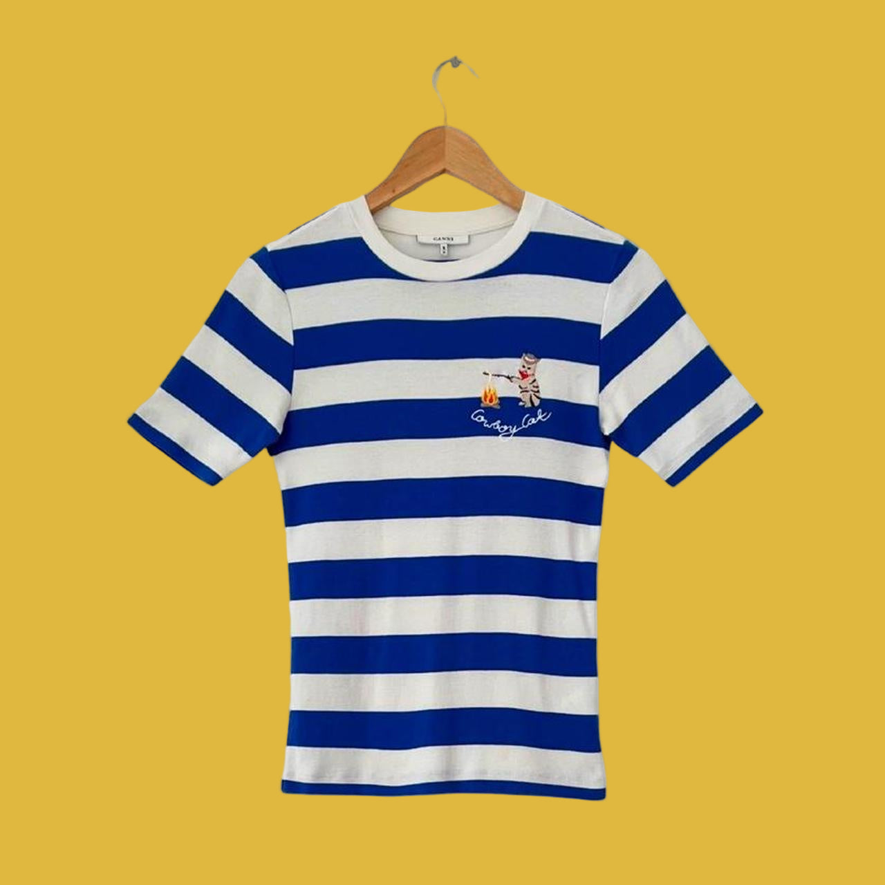 Ganni COWBOY CAT T-shirt.