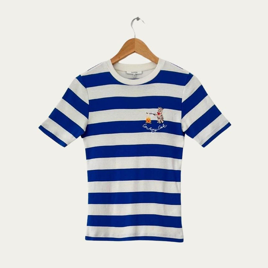 Ganni COWBOY CAT T-shirt.