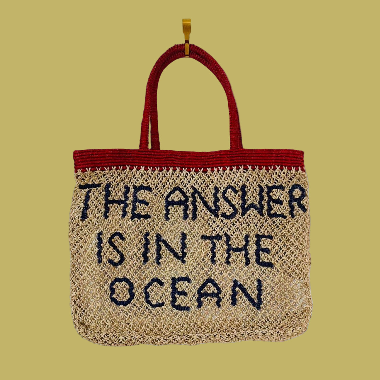 Maggie Marilyn THE ANSWER IS THE OCEAN Tote Bag.