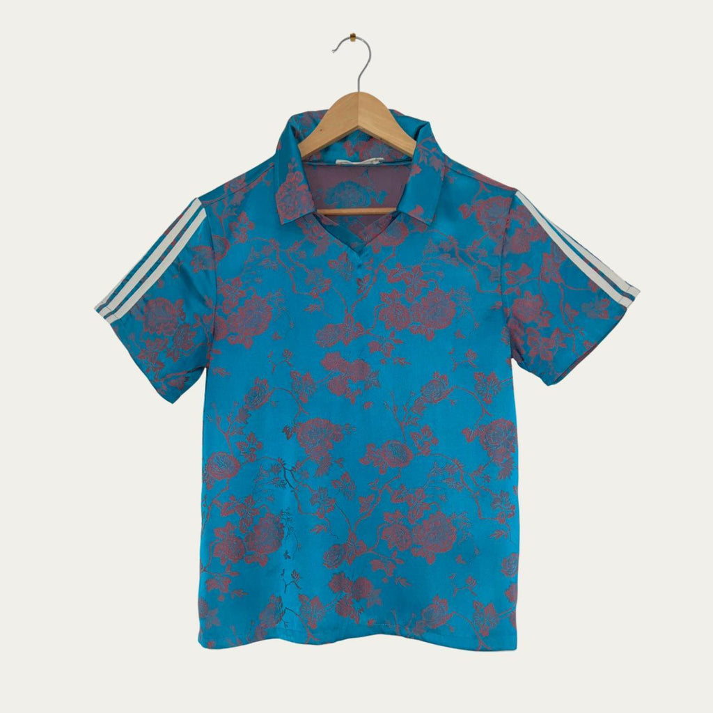 Muse The Label FIELD Polo Top in Jacquard.