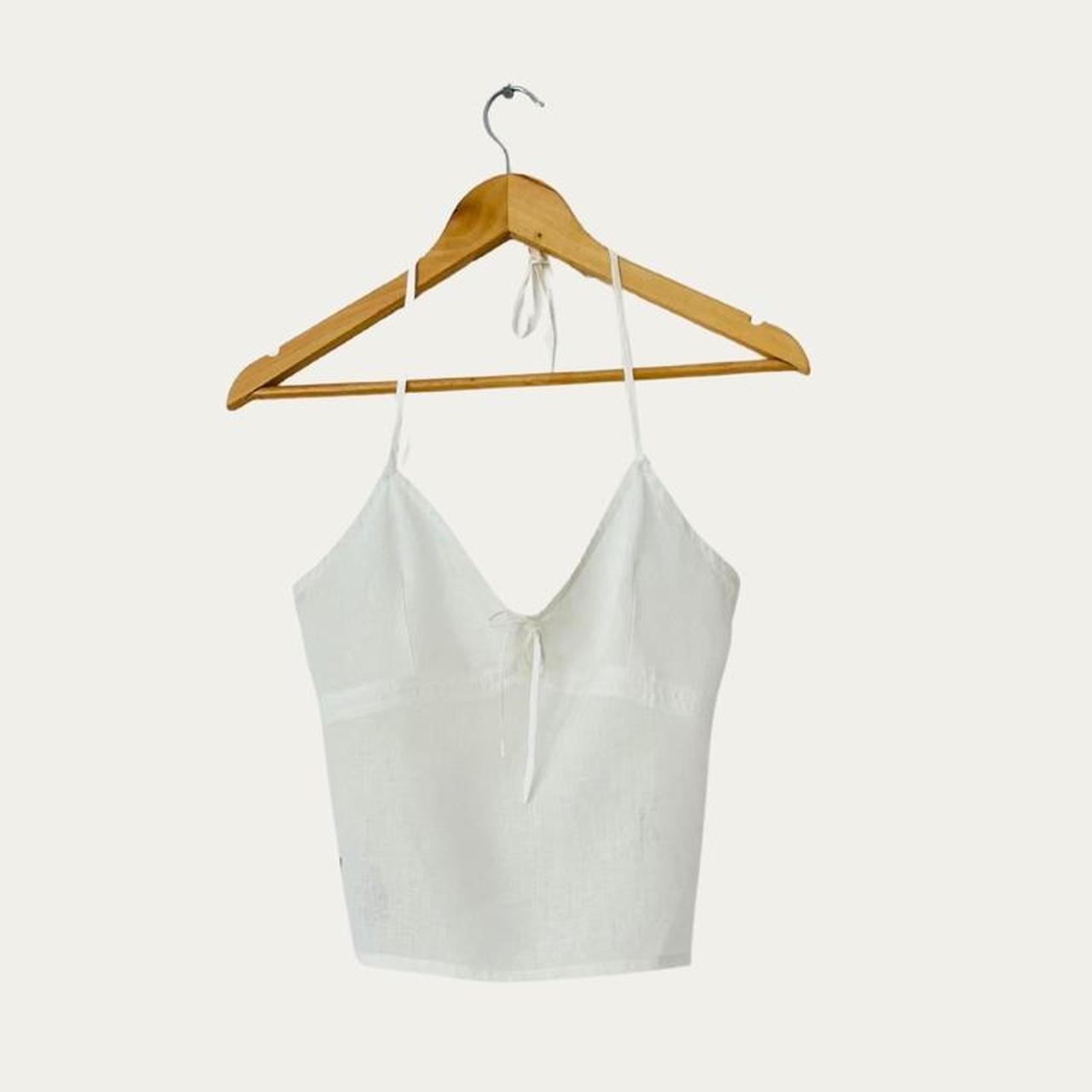 Paloma Wool Linen Graphic Halter Top.