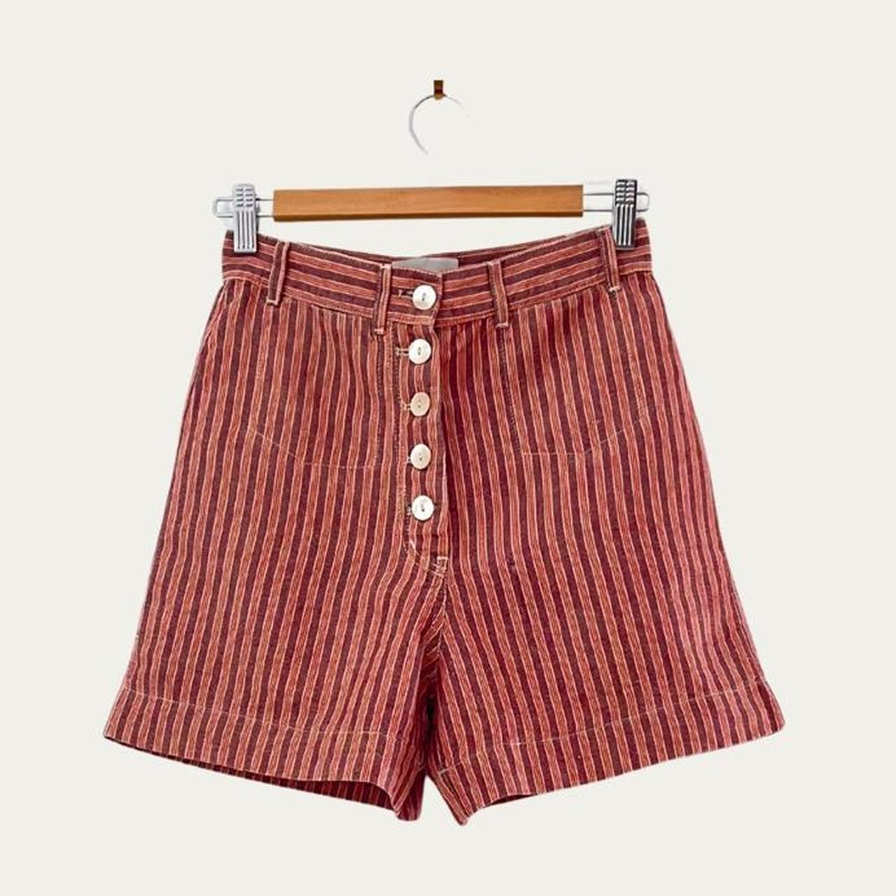 Penny Sage DREYFUS Shorts in Red Stripe.