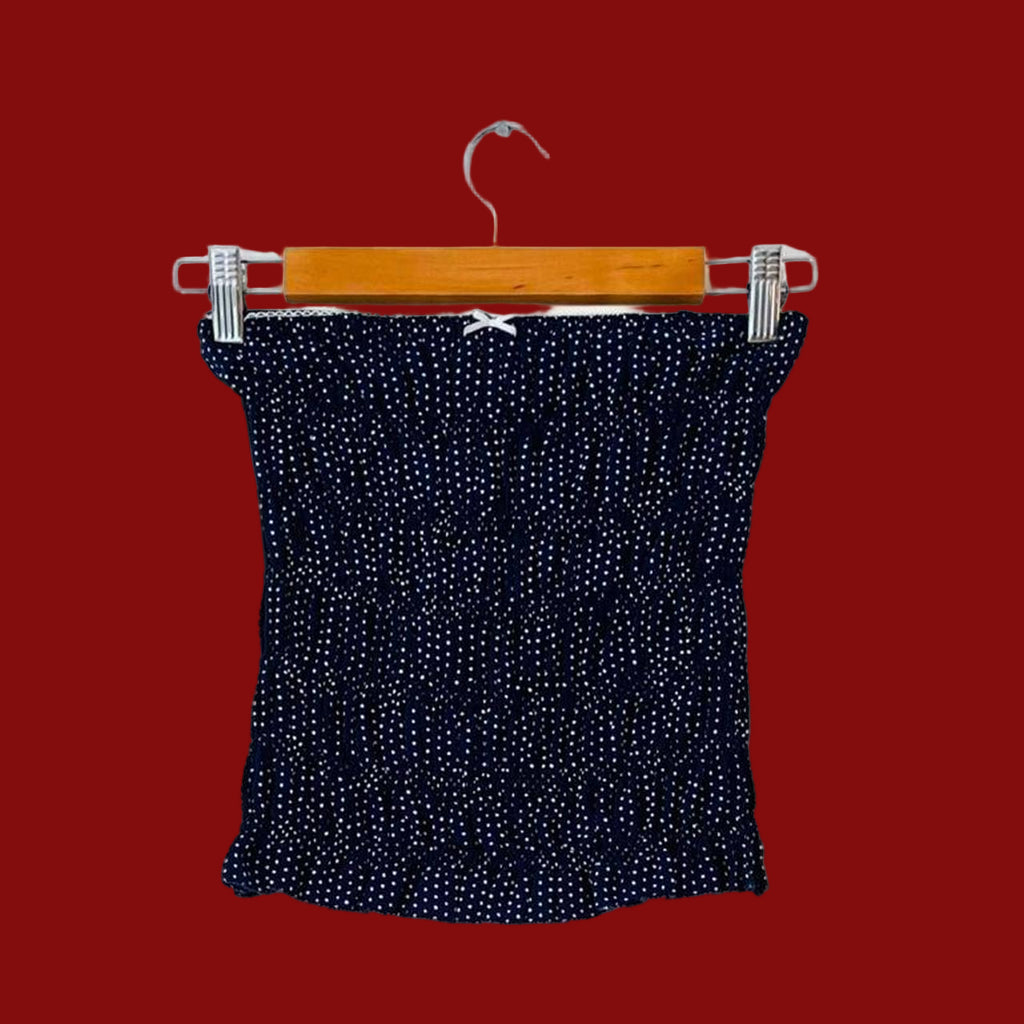 Frankie’s Bikinis JOLIE Tube Top in Dotty