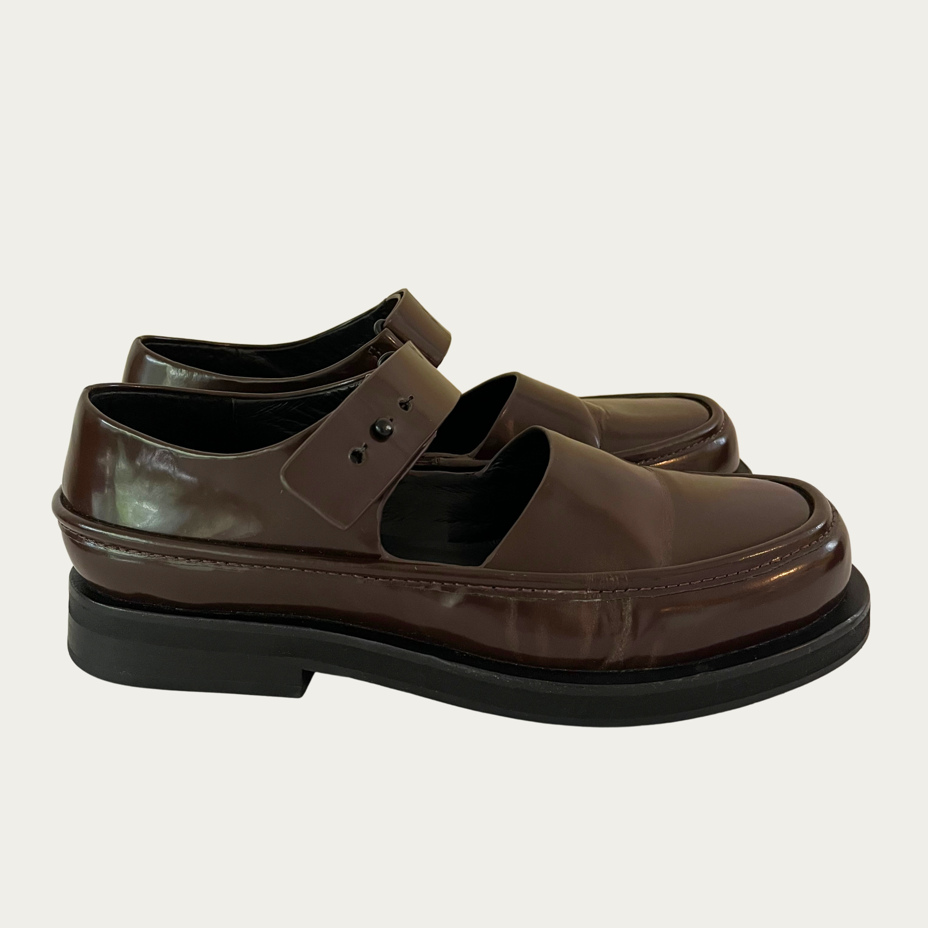 Alpha60 AYA MaryJane Shoe in Oxblood Size 37.