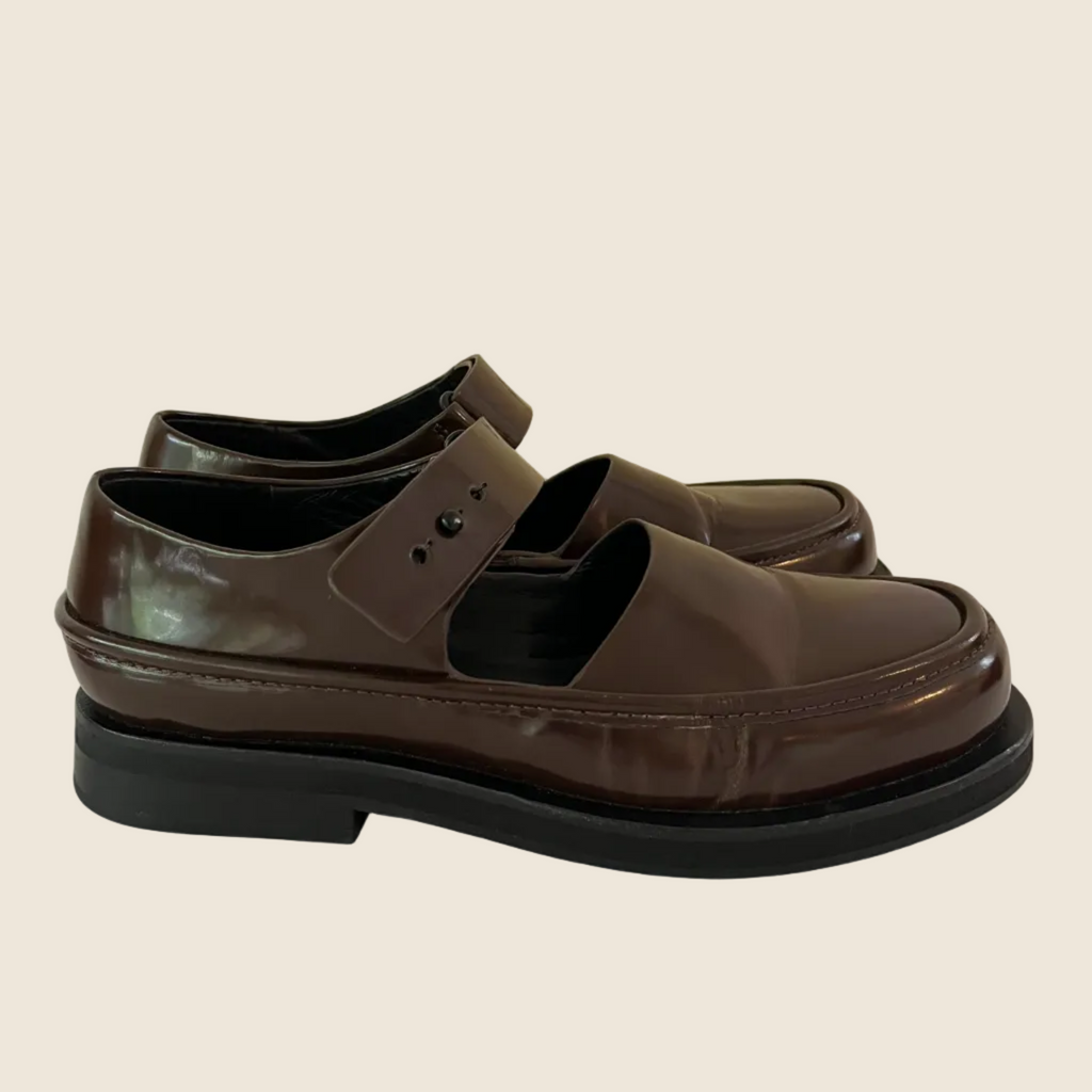 Alpha60 AYA MaryJane Shoe in Oxblood Size 37.