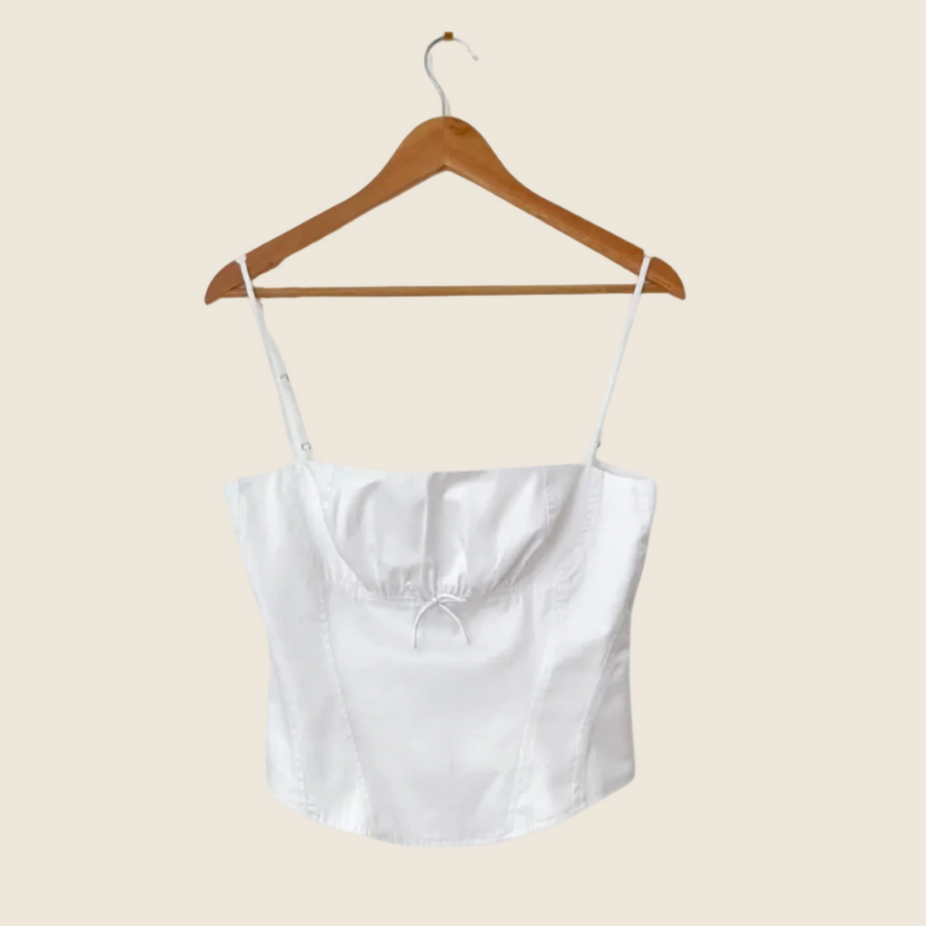 Sandy Liang HOTARU Corset Cami Size M.