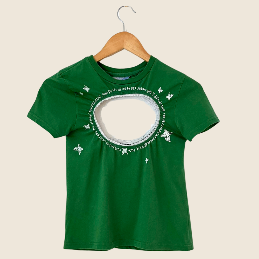 Ramp Tramp Tramp Stamp/Niamh Galea LOGO Baby Tee Size L.