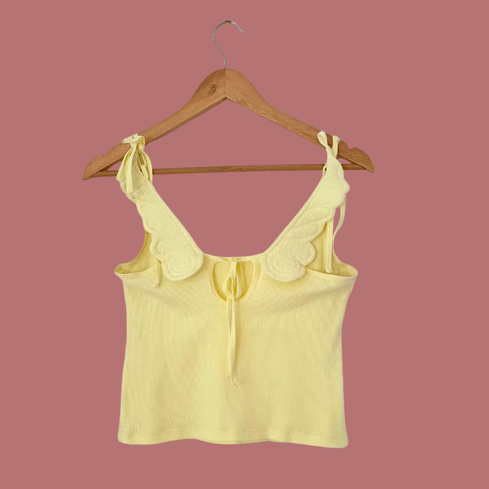 Maroske Peech ANGEL Top In Butter Size XS.