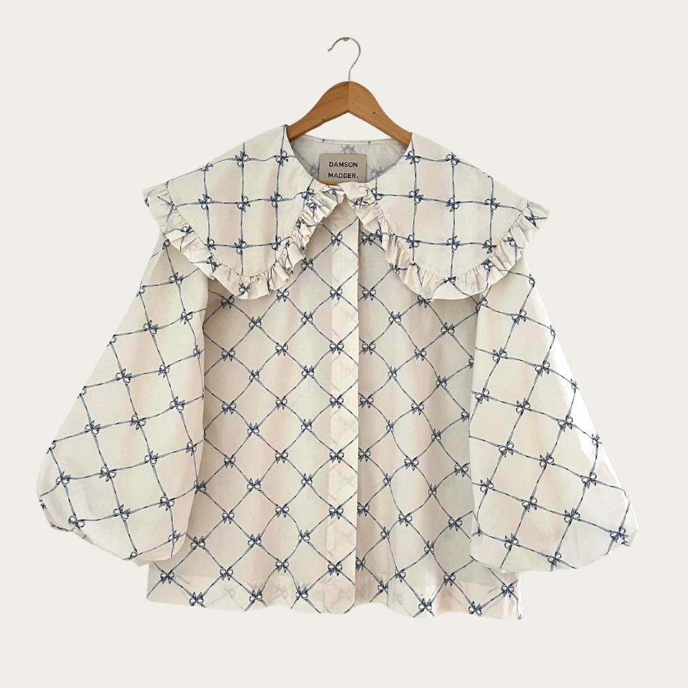 Damson Madder LOLA Blouse in Bows Size 10.
