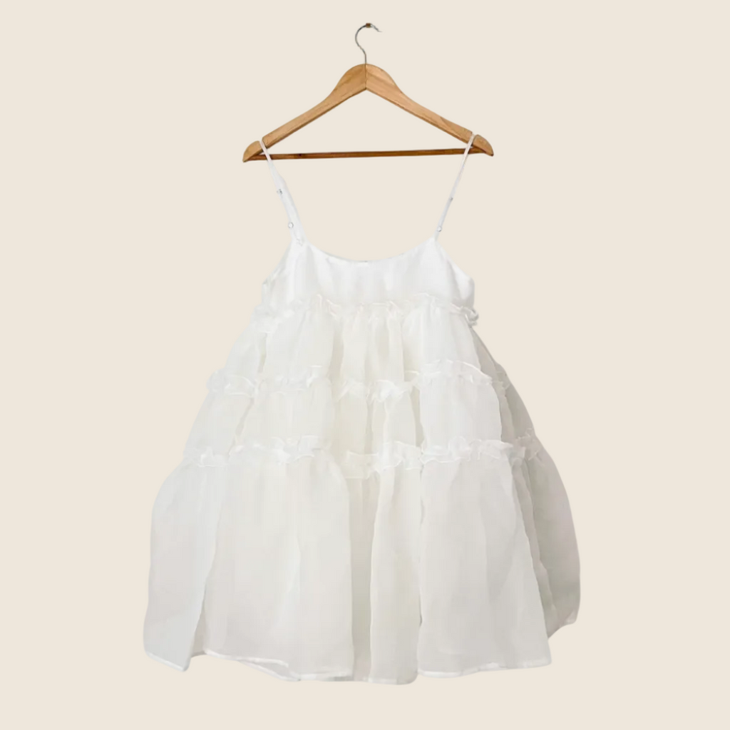 Sister Jane DREAM BREEZE Organza Mini Dress Size M.