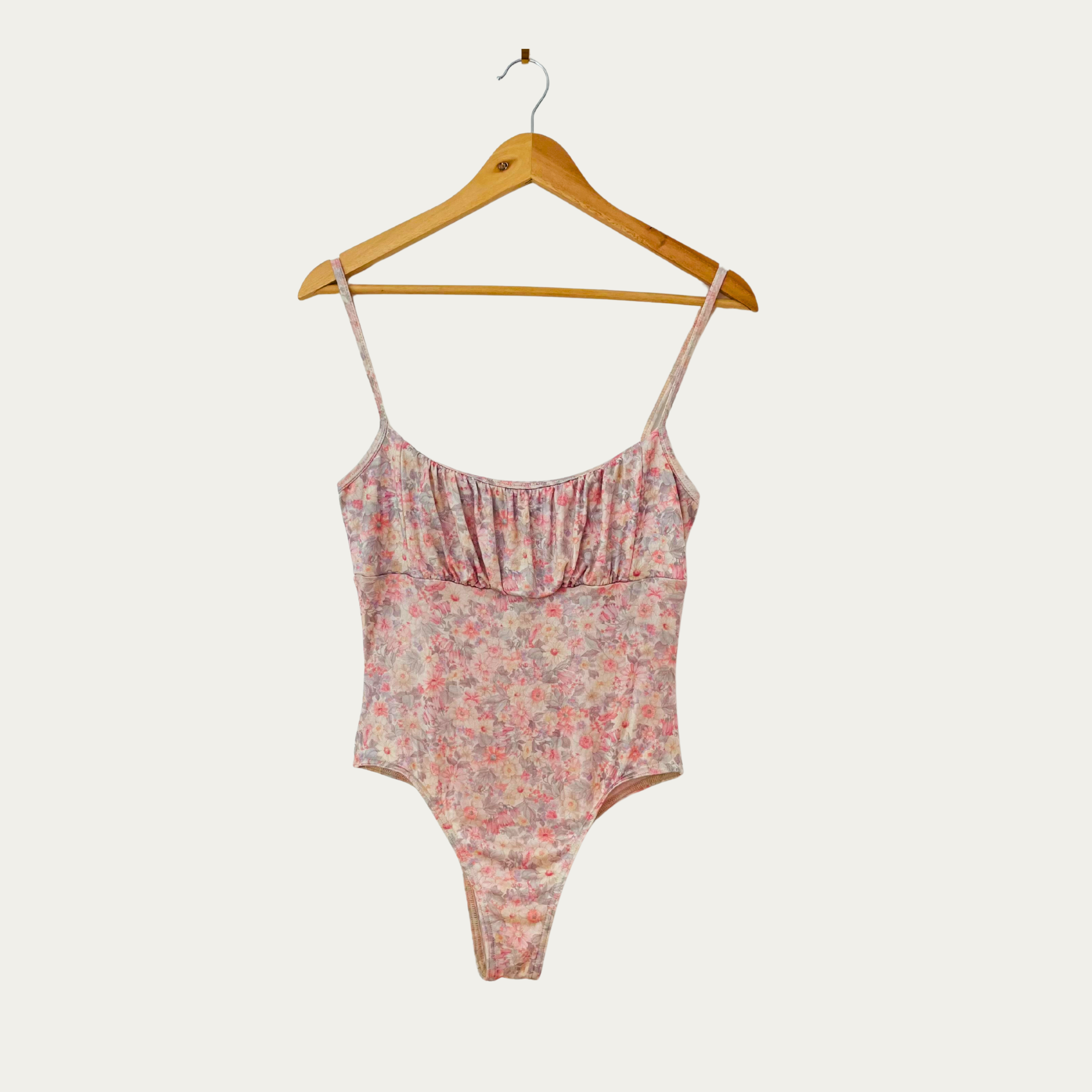 All Is A Gentle Spring Floral Leotard.
