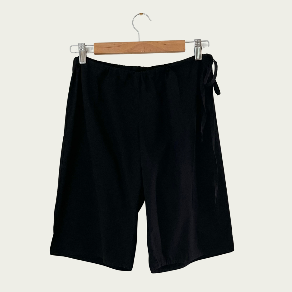 Brooke Callahan TIE Shorts in Black Size S.
