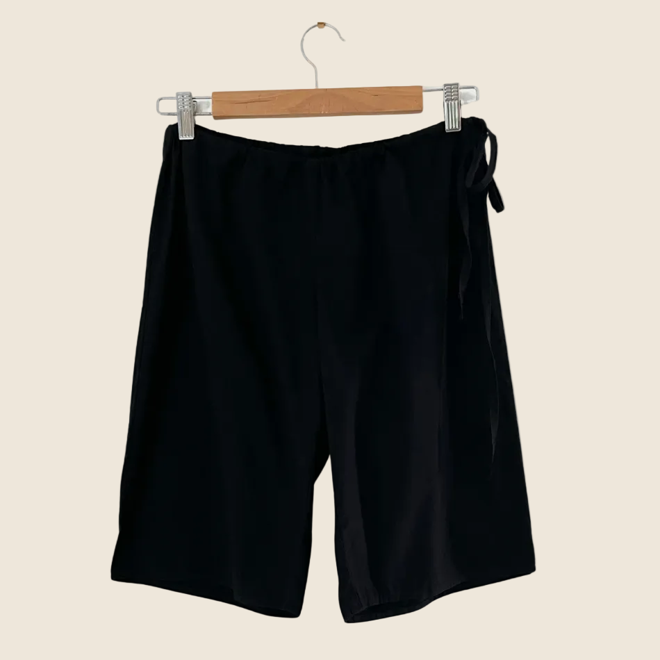 Brooke Callahan TIE Shorts in Black Size S.