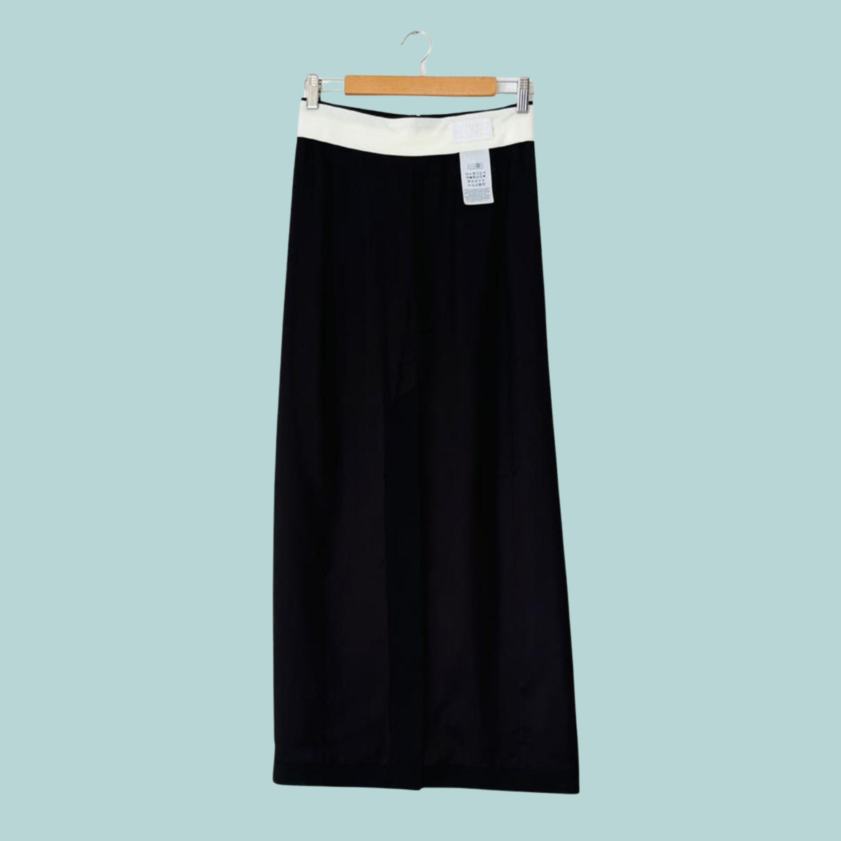 Margiela BNWT Maxi Tailored Skirt in Black.