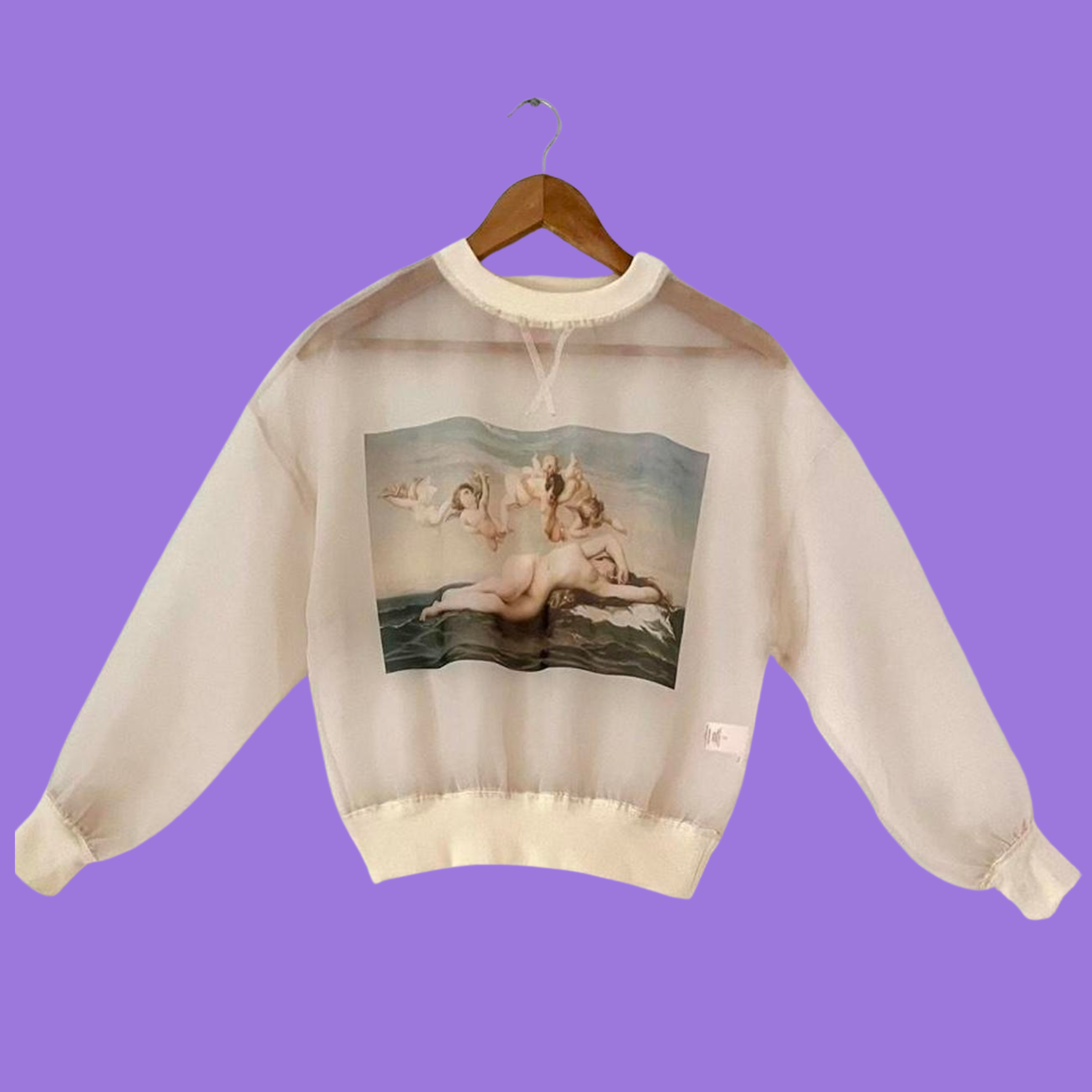 Selkie THE GHOSTED Sweater in Oatmilk.